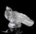 Figur Spatz-III ca 60mm - Bleikristallglas