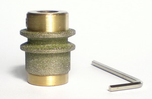 Phasenschleifkopf (Spiegelschleifer), 25mm Standard-Diamantk�rnung