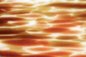 SPECTRUM F Spirit amber u. rot (braunrot) auf wei�opal ( S-6115-7SF) Fusing AK96***