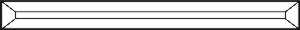 Bevel 1x10 = ca 2,5cm x 25cm #-110 10 - Sonderpreis !