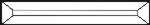 Bevel 1x6 = ca 2,5cm x 15,2cm #-110 06