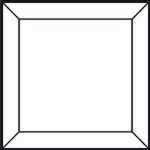 Bevel 4x4 = ca 10cm x 10cm #-150 04