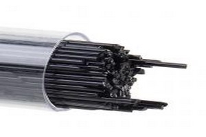 Bullseye Stringer C, ca 1mm, 0100 F - schwarz