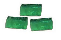 Smalten, transparent - Glasmosaikstein, gr�n - ( OI-T-0320 )
