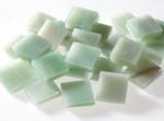 Mosaiksteinchen aus Tiffanyglas - ca 10x10mm -jade (T091)