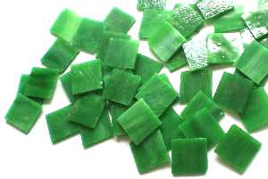 Tiffanyglas-Mosaiksteinchen, ca 25mm, moosgr�n (No.12)