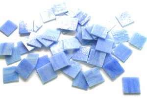 Tiffanyglas-Mosaiksteinchen, ca 25mm, blau (No.17)