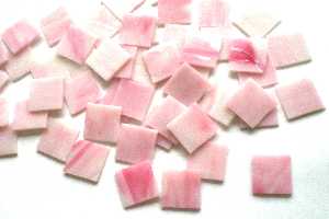 Tiffanyglas-Mosaiksteinchen, ca 25mm, pink (No.18)