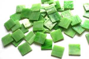 Tiffanyglas-Mosaiksteinchen, ca 25mm, waldgr�n (No.8)