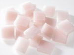 Mosaiksteinchen aus Tiffanyglas - ca 10x10mm -rose (T080)