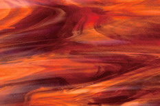 Tiffanyglas selenrot und weissopal - Y-AB357