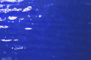 Tischkathedralglas blau 3 (dunkelblau)