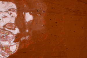 Tischkathedralglas gelb 9 (orangegelb, dunkel)