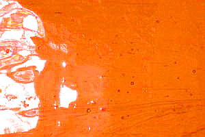 Tischkathedralglas selen-orange