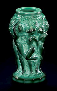 Vase Kleine Weinlese ca 125mm - Jadeglas