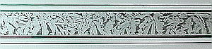 Verredec-Glasborde Verredec-No5 Eisblumenstreifen