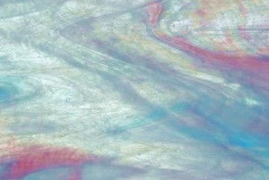 Opalescentglas, goldrosa, himmelblau, kristall, opal - marm. (W-5WO)