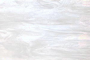 Tiffanyglas wei�pal - mit klar marmoriert - Y-308 PS-030